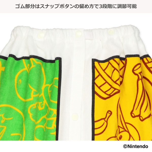 バンダイ）80cm丈巻きタオル（スーパーマリオ・ドンキーコング）