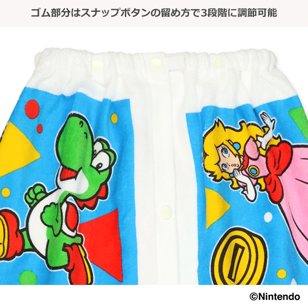 バンダイ）80cm丈巻きタオル（スーパーマリオ）
