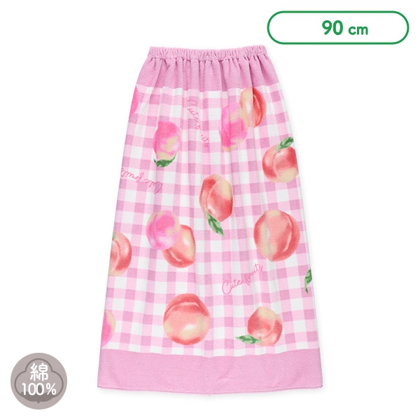 90cm丈巻きタオル（もも）