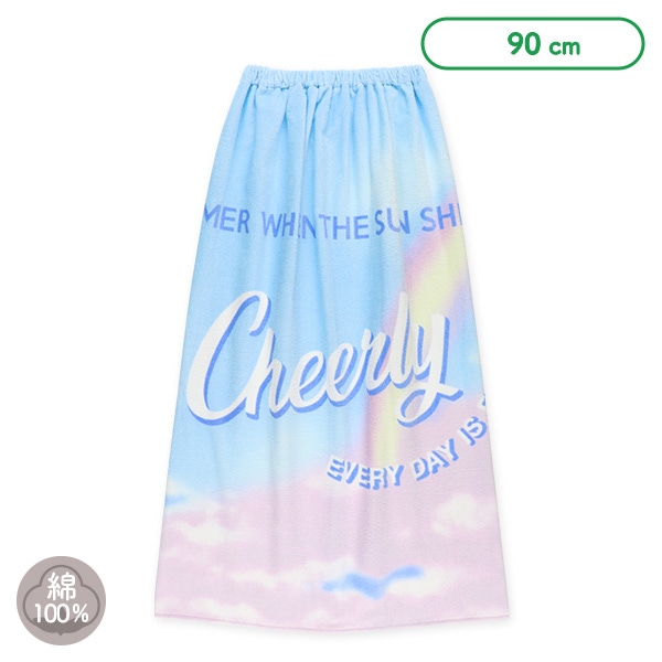 90cm丈巻きタオル（虹）