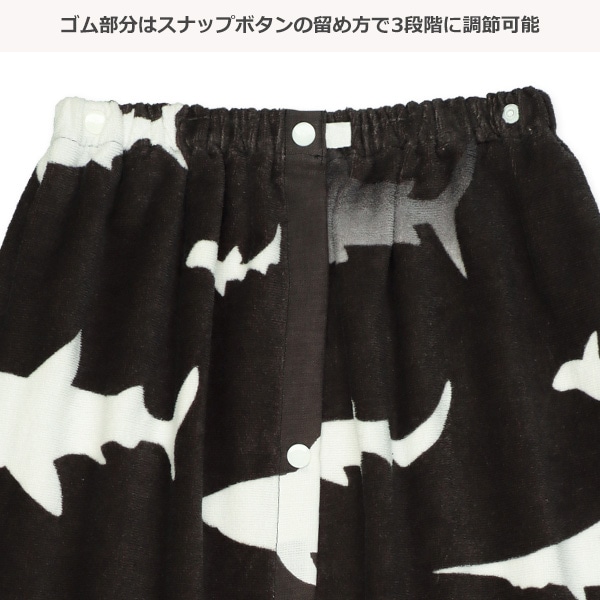 80cm丈巻きタオル（サメ）