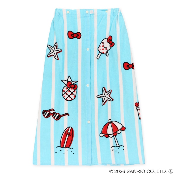 80cm丈巻きタオル（ハローキティ・日焼け）