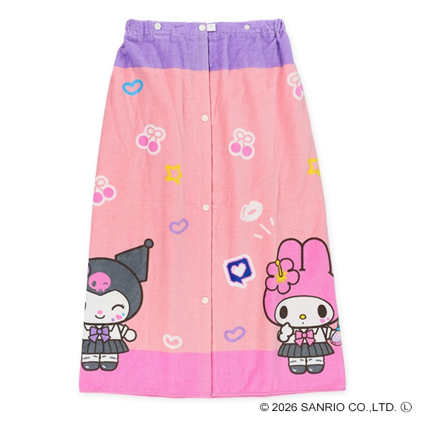 80cm丈巻きタオル（サンリオキャラクターズ・コギャル）