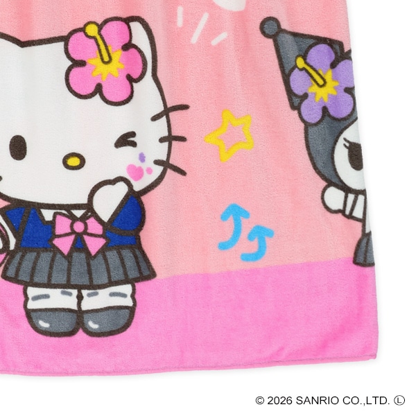 80cm丈巻きタオル（サンリオキャラクターズ・コギャル）