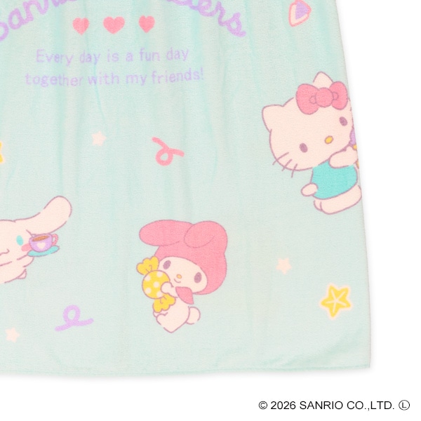90cm丈巻きタオル（サンリオキャラクターズ）