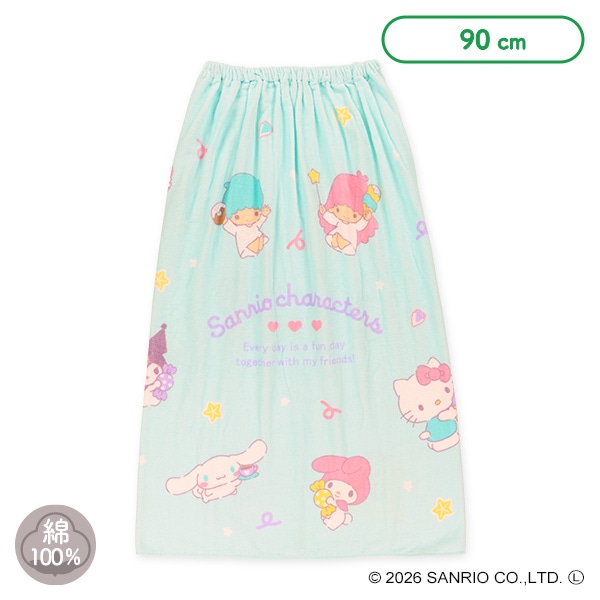 90cm丈巻きタオル（サンリオキャラクターズ）