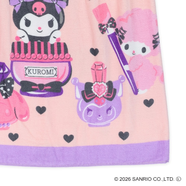90cm丈巻きタオル（マイメロディ・クロミ）