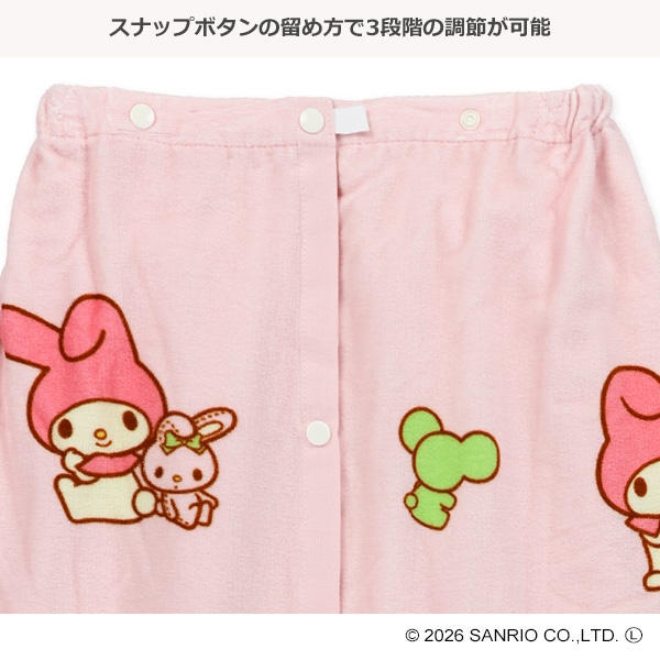 80cm丈巻きタオル（マイメロディ）