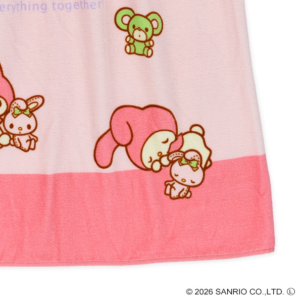 80cm丈巻きタオル（マイメロディ）