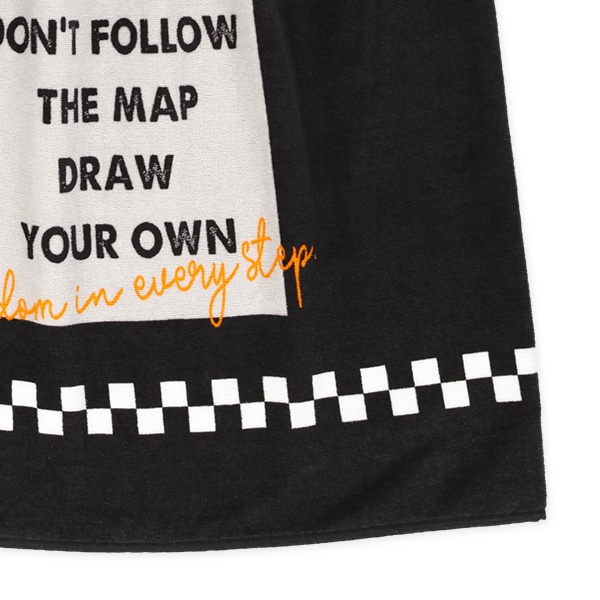 80cm丈巻きタオル（英字ロゴ）