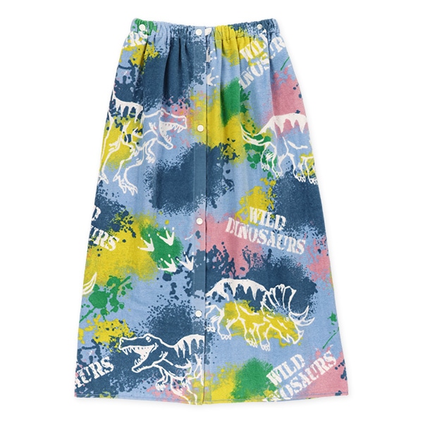 80cm丈巻きタオル（恐竜・タイダイ）