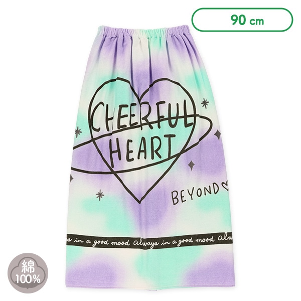 90cm丈巻きタオル（ロゴ・ハート）
