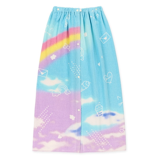 90cm丈巻きタオル（虹）