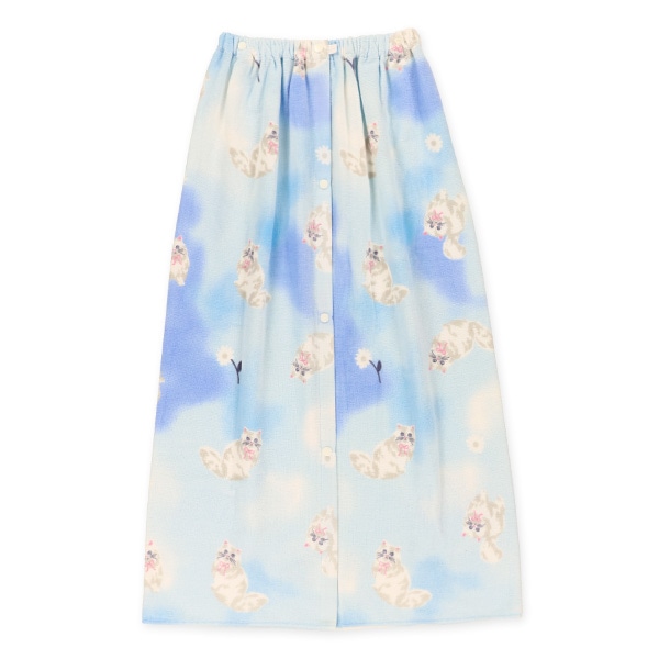 90cm丈巻きタオル（ねこ・グラデーション）