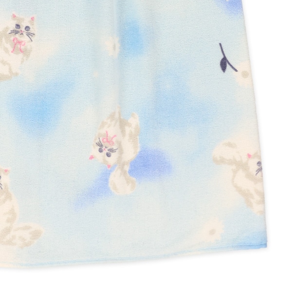 90cm丈巻きタオル（ねこ・グラデーション）