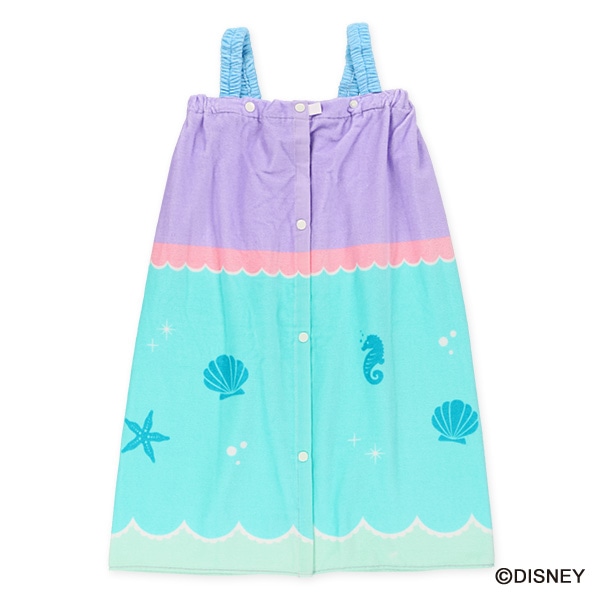 70cm丈肩ひも付き巻きタオル（リトル・マーメイド）