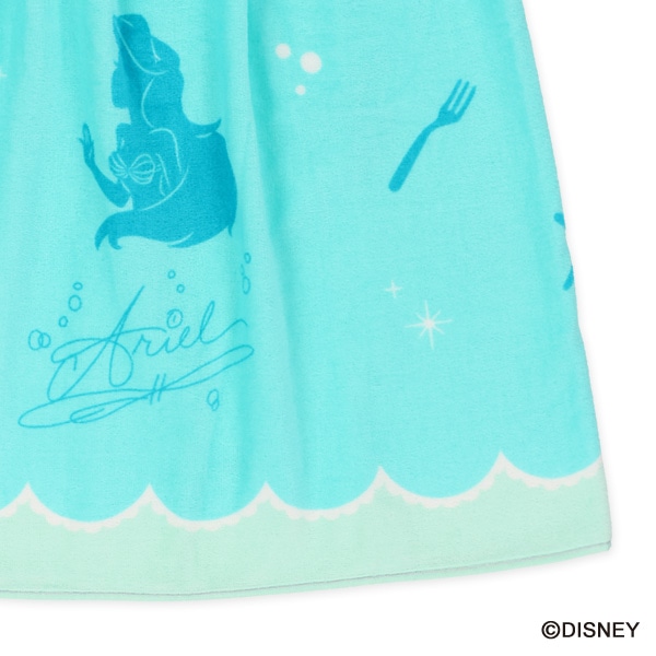 70cm丈肩ひも付き巻きタオル（リトル・マーメイド）