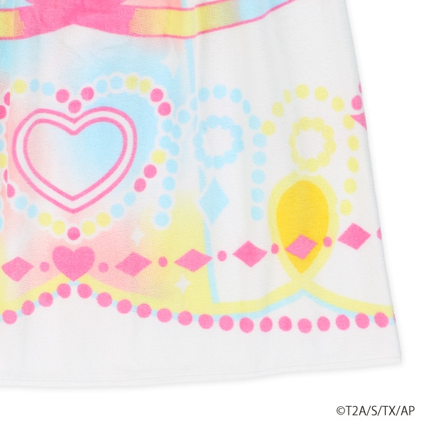 70cm丈肩ひも付き巻きタオル（ひみつのアイプリ）