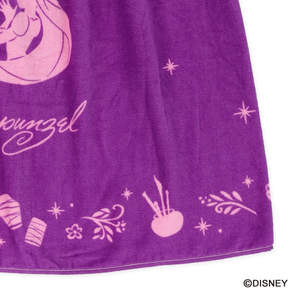 70cm丈肩ひも付き巻きタオル（塔の上のラプンツェル）