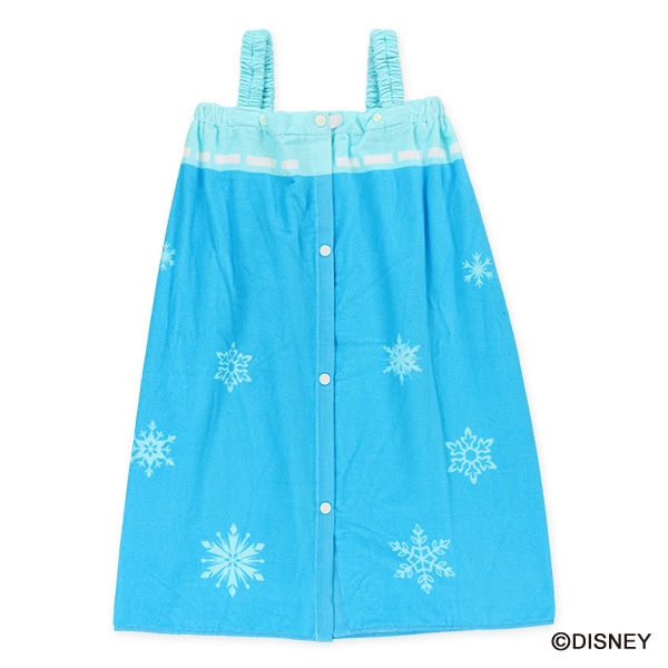 70cm丈肩ひも付き巻きタオル（アナと雪の女王・エルサ）