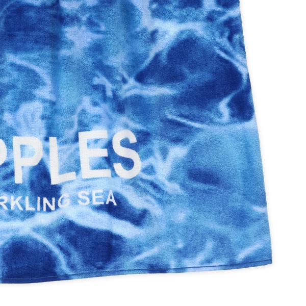 80cm丈巻きタオル（波）