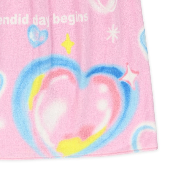 90cm丈巻きタオル（ハート）