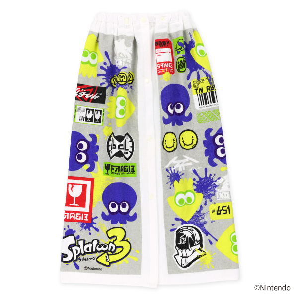 バンダイ）80cm丈巻きタオル（スプラトゥーン）
