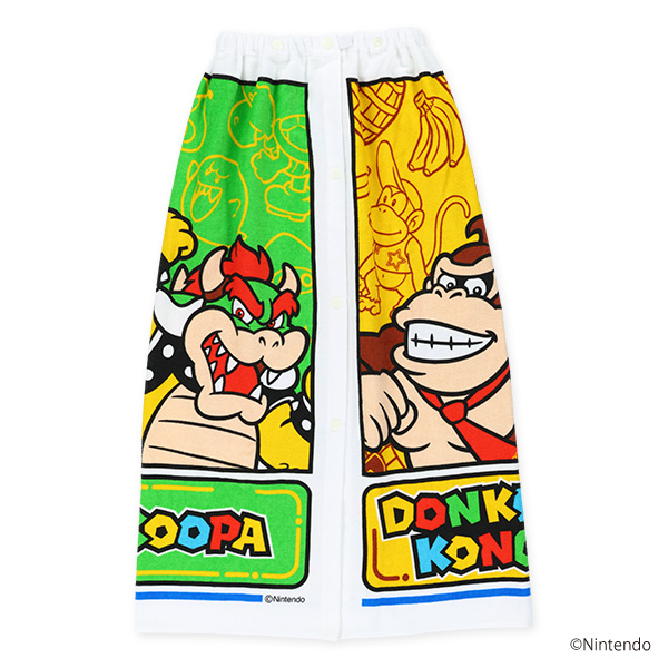 バンダイ）80cm丈巻きタオル（スーパーマリオ・キャラクター）