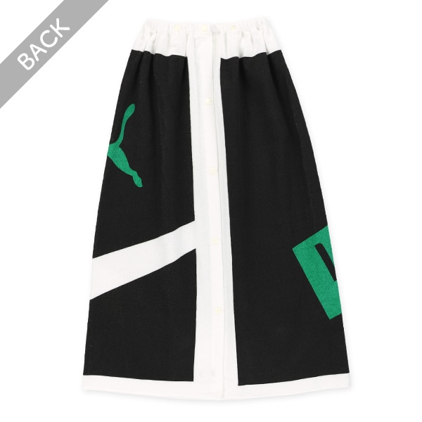 PUMA）80cm丈巻きタオル（ブラック）