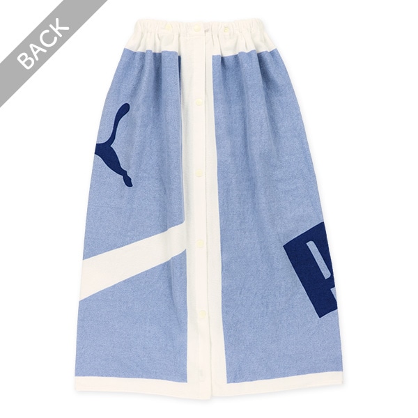 PUMA）80cm丈巻きタオル（ブルー）