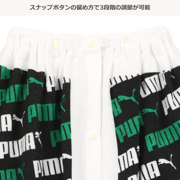 PUMA）80cm丈巻きタオル（ブラック）