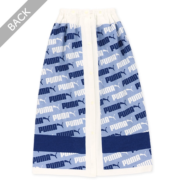 PUMA）80cm丈巻きタオル（ブルー）