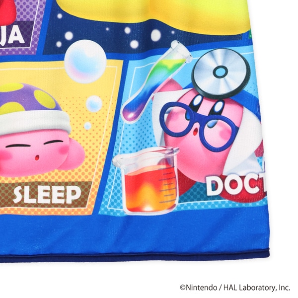 バンダイ）80cm丈マイクロファイバー巻きタオル（星のカービィ）