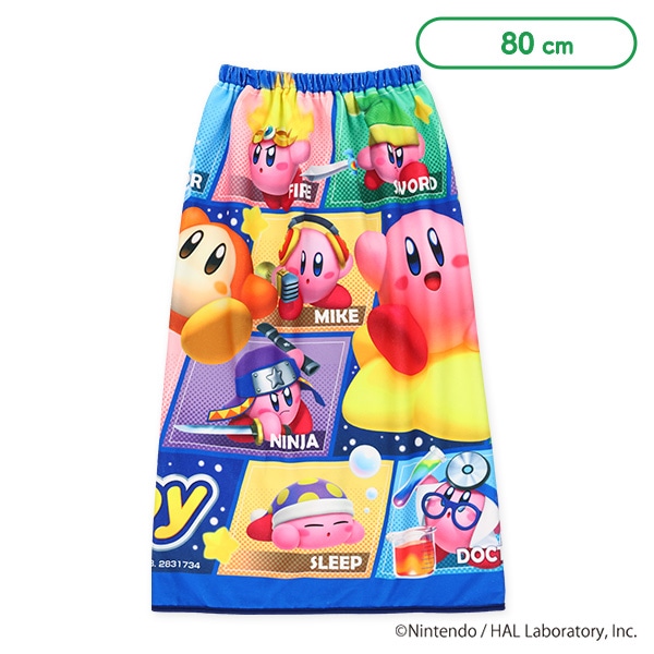 バンダイ）80cm丈マイクロファイバー巻きタオル（星のカービィ）