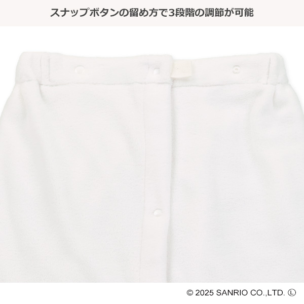 80cm丈マイクロファイバー巻きタオル（ハローキティ）