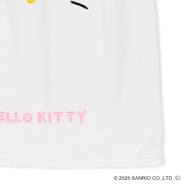 80cm丈マイクロファイバー巻きタオル（ハローキティ）