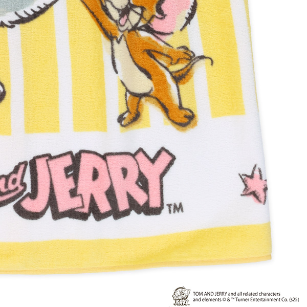 80cm丈巻きタオル（トムとジェリー）