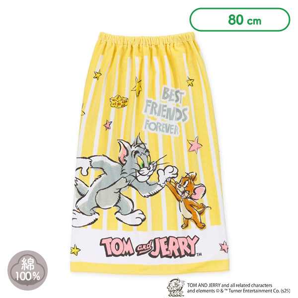 80cm丈巻きタオル（トムとジェリー）
