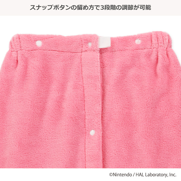 80cm丈マイクロファイバー巻きタオル（星のカービィ）