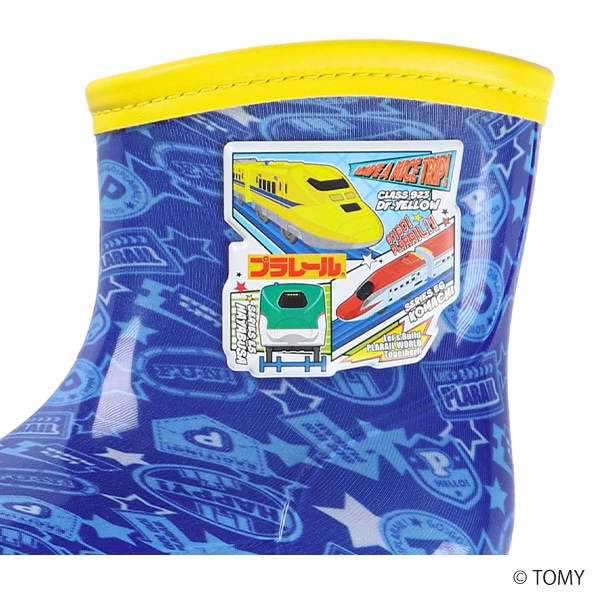 ワッペンレインブーツ（プラレール）