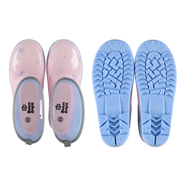 レインブーツ（ラメプリント）