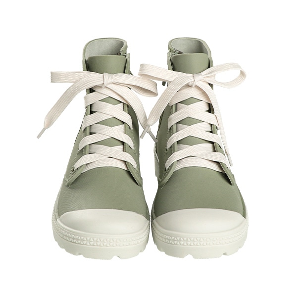 TPEレインブーツ（ジッパー・グリーン）