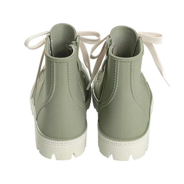 TPEレインブーツ（ジッパー・グリーン）