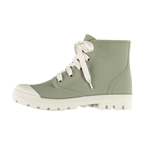 TPEレインブーツ（ジッパー・グリーン）