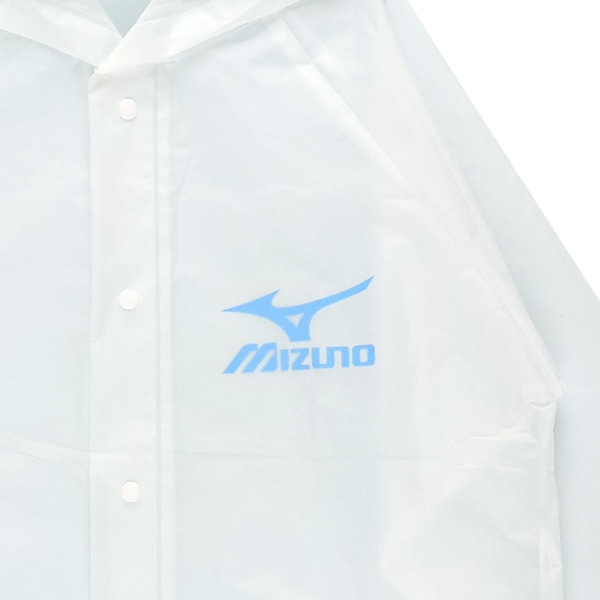 MIZUNO）EVAレインコート（ホワイト）