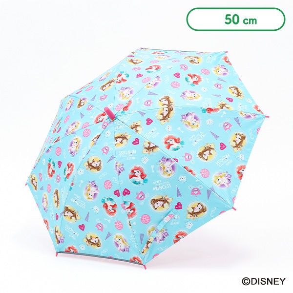 スケーター）晴雨兼用手開き傘 50cm（ディズニープリンセス）