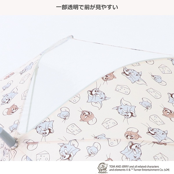 手開き傘 45cm（トムとジェリー）