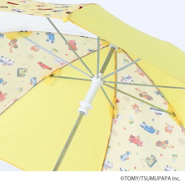 手開き傘 40cm（トミカとトム）