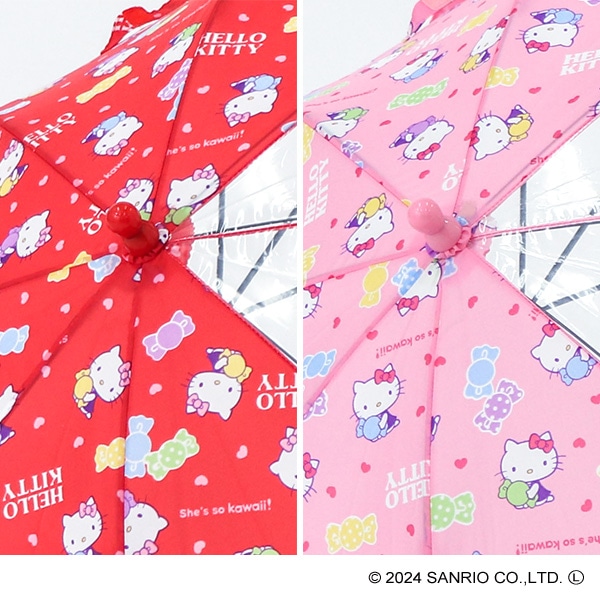 キティちゃんレトロ傘40センチ未使用 - メルカリ