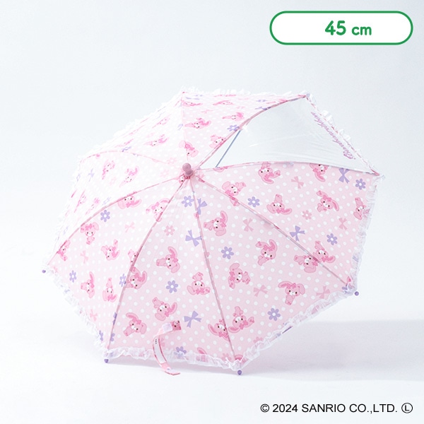 手開き傘 45cm（ぼんぼんりぼん）
